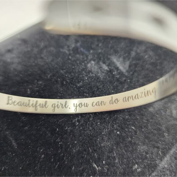 Motivational Bracelot New Gift Encouragement Teens Friendship Girlfriends Gift - Picture 2 of 7